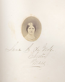 [Sara A. de Wolfe]