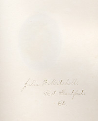 [Julia P. Mitchell]