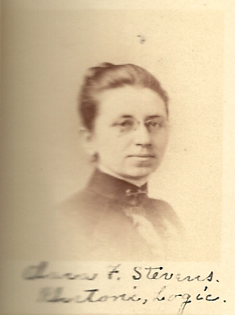 [Clara F. Stevens]