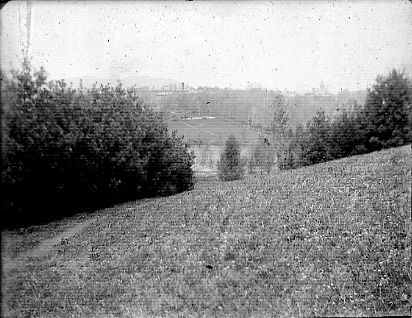[Lake and College Buildings]