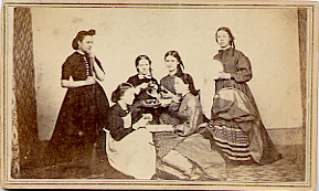 [Women peeling apples]